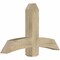 Ekena Millwork Bellingham Rough Sawn Timber Gable Bracket, Douglas Fir, 48"W x 30"H x 6"D x 6"F, 15/12 Pitch GBW048X30X0606BEL00RDF - alternate 2
